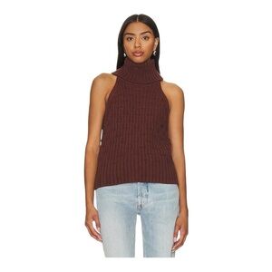 Stitches & Stripes Marlow Sleeveless Top in Raisin in Raisin NWT